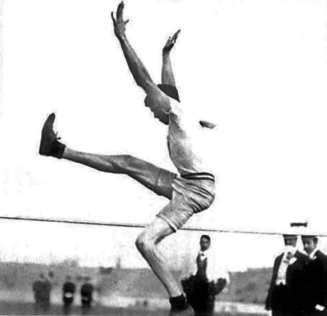 olympic Games Standing High Jump in 1908