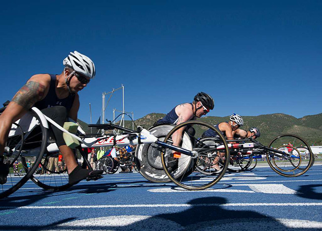 wheelchair sprinting