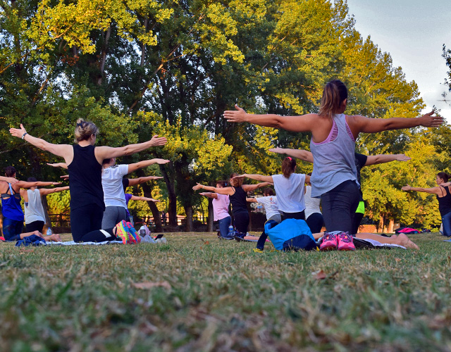 group fitness class